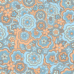 Cute pattern in small flower. Small colorful flowers. Ditsy floral background. The elegant the template for fashion prints.