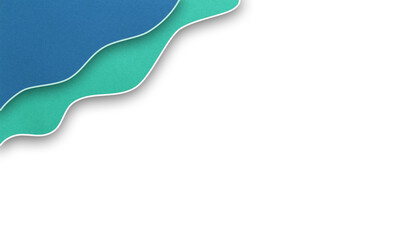 ripped paper on white background with copy space for text