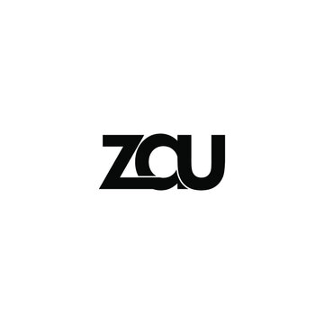 zau letter original monogram logo design