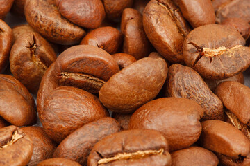 coffee beans macro photo