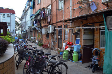 Fototapeta na wymiar Hong Kong - Cheung Chau Apartments