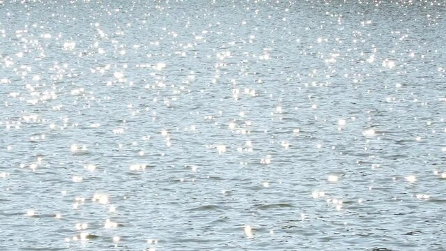 Morning sunshine reflected in the beautiful lake at "Ban Rak Thai village", A village of Chinese settlement is famous travel destination in Mae Hong Son, amazing Thailand.