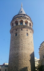 Fototapeta na wymiar Ancient tower view in Istanbul 