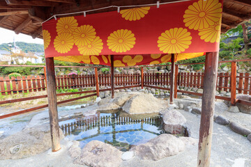 修善寺温泉街の独鈷の湯