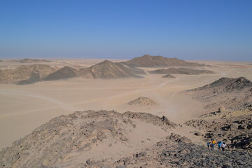 sand dunes in the desert
