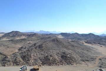 tourists in the mountains