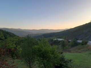 morning in the mountains