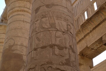 Egyptian ruined temple in Egypt