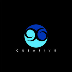 96 Letter Initial Logo Design Template Vector Illustration	
