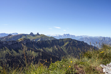 vue depuis les Rochers de Naye 