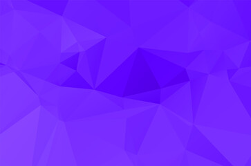 Purple vivid  vector texture with triangular style. Illustration with set of colorful