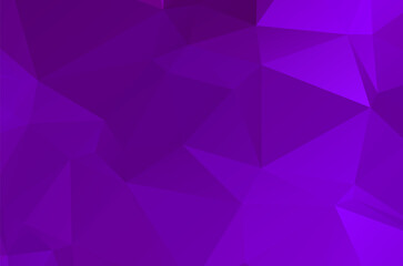 Purple vivid  vector texture with triangular style. Illustration with set of colorful