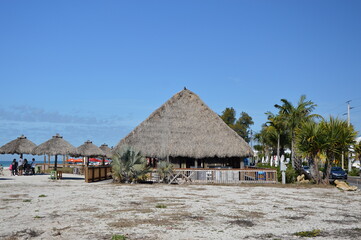 Fototapeta na wymiar Strand auf Anna Maria Island, Florida