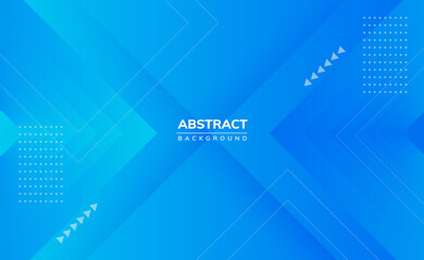 Modern 3d abstract blue business professional background wallpaper with geometric shapes and shadows