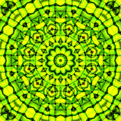 Green abstract mosaic background image