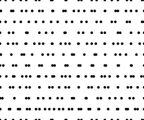 Fototapeta na wymiar black and white polka dot pattern background vector