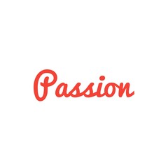 ''Passion'' Word Illustration