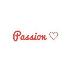 ''Passion'' Word Illustration