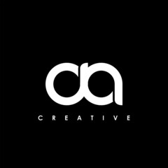 DA Letter Initial Logo Design Template Vector Illustration	
