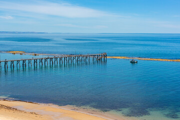 Port Noarlunga on a calm sunny day in South Australia
