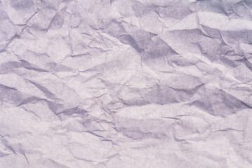 white crumpled paper texture background.