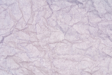 white crumpled paper texture background.