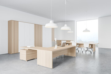 CEO office and meeting room corner