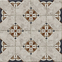 Background texture with a pattern. Decorative stone tiles from colored marble and granite. Element for design