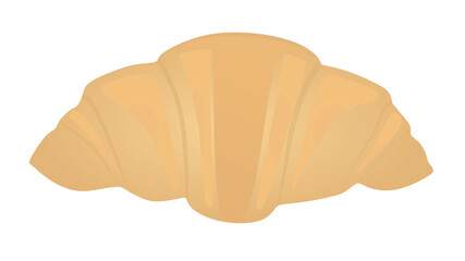 Bakery croissant isolated. vector illustration