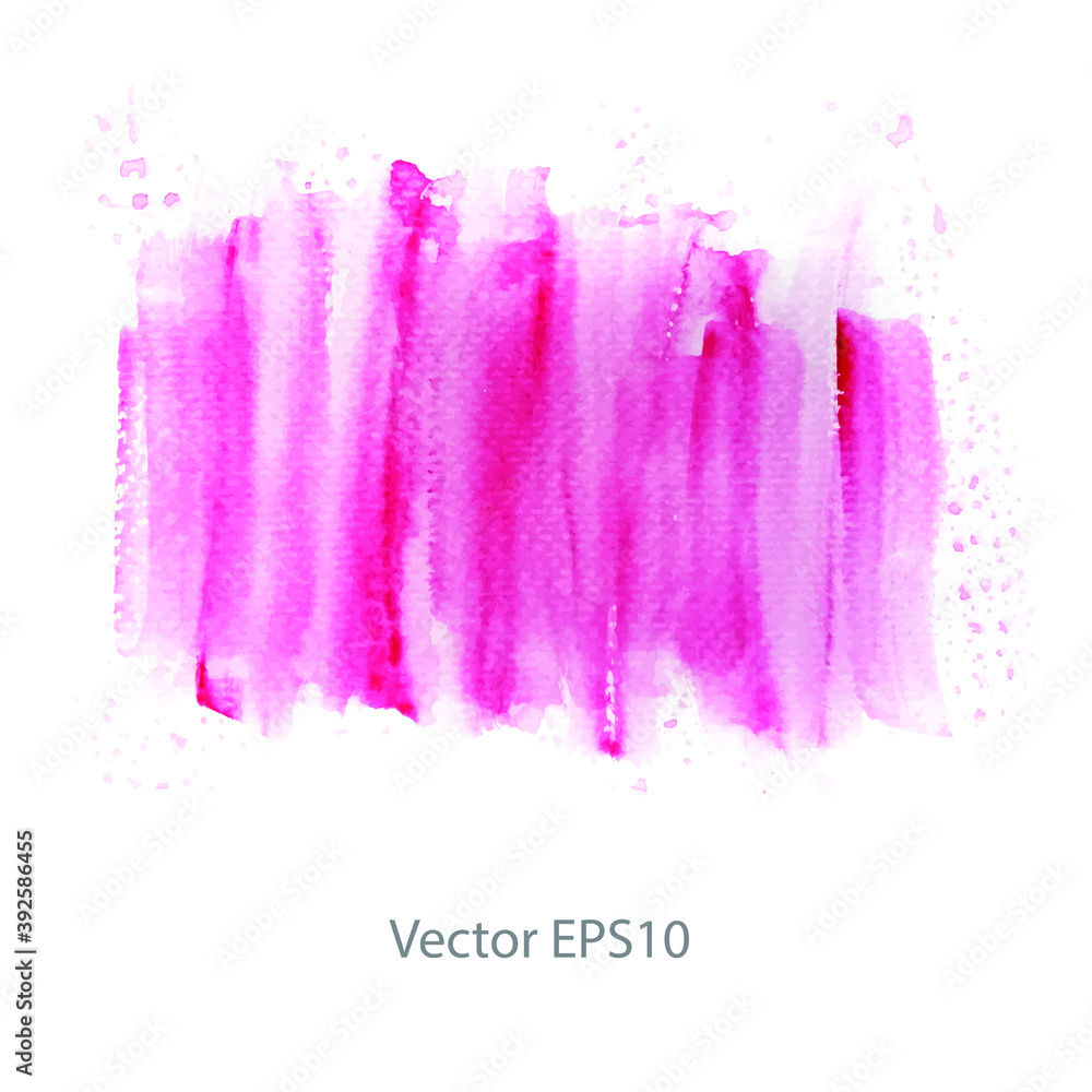 Sticker colorful watercolor background. vector background