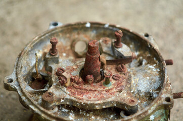 place for installation of ignition for old chainsaw