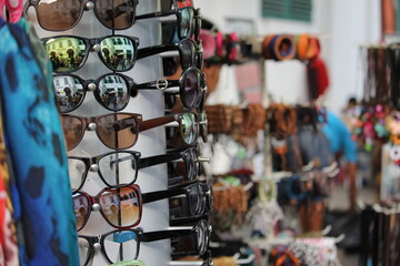 Sunglasses in market