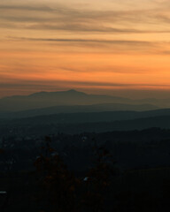 Sonnenuntergang Wien/Österreich