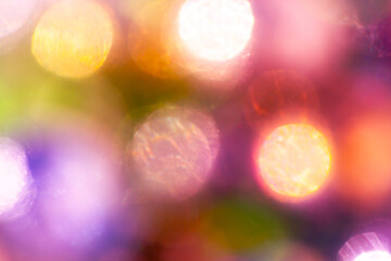 bokeh for Christmas, New Years Eve, glittering colorful background