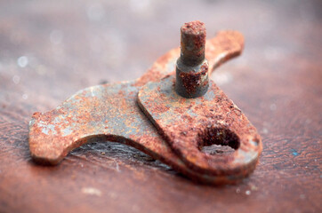 Photo of gearshift mechanism detail