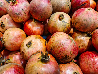 pomegranates on market