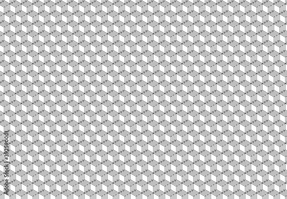 Poster abstract geometric pattern. seamless vector background.
