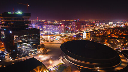 Katowice nocą  © Mateusz