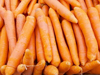 Organic carrot. Food background.