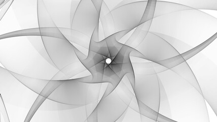 Abstract fractal illustration for creative design looks like flower.