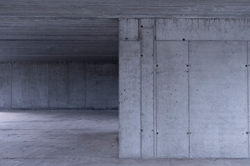 Empty concrete interior