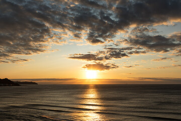 (千葉県-風景)房総から望む太平洋サンライズ４