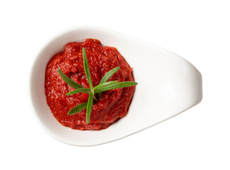 Ketchup Splash or Tomato Sauce Blob Isolated