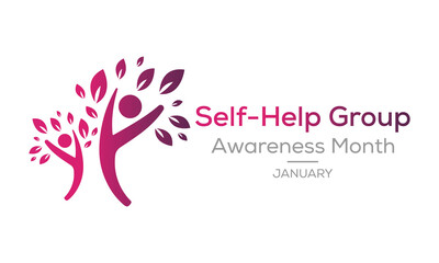 Vector illustration on the theme of Self Help group awareness month observed each year during January.