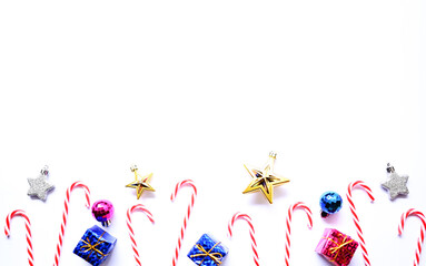 happy new year background with Christmas composition,copy space