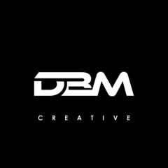 DBM Letter Initial Logo Design Template Vector Illustration	
