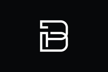 BP logo letter design on luxury background. PB logo monogram initials letter concept. BP icon logo design. PB elegant and Professional letter icon design on black background. B P PB BP