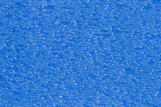 Blue bubble surface.