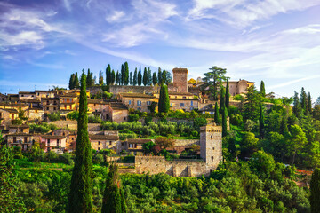 Fototapeta na wymiar Spello medieval village. Perugia, Umbria, Italy.