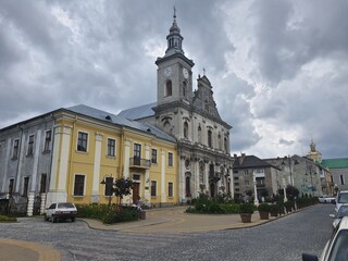 Fototapeta na wymiar Dormition of the Theotokos Kosciol, Zolochiv, Ukraine. 